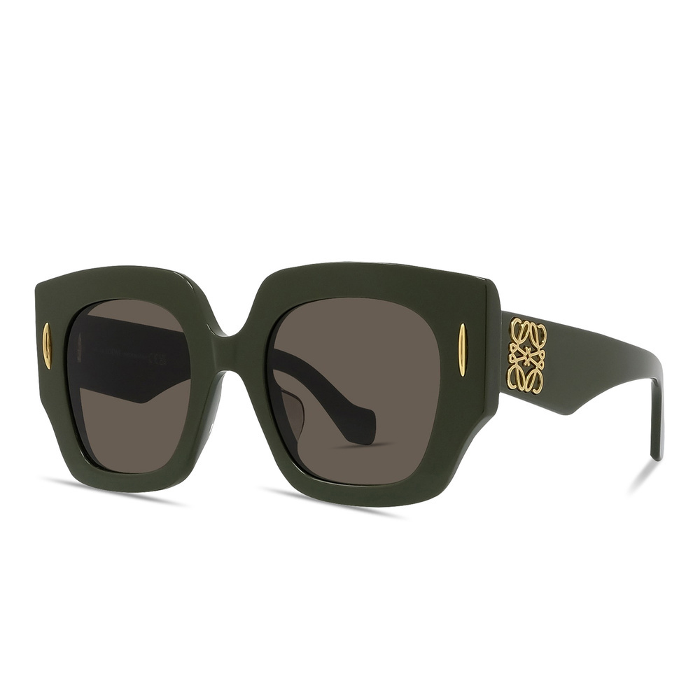 Loewe LW40129U Sunglasses Brown Acetate/Metal Geometric